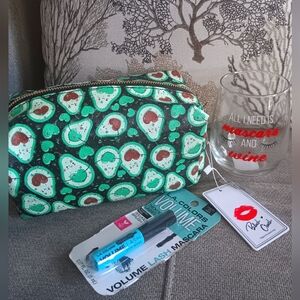 🚨Avocado Cosmetic Bag 3pc Bundle NWT